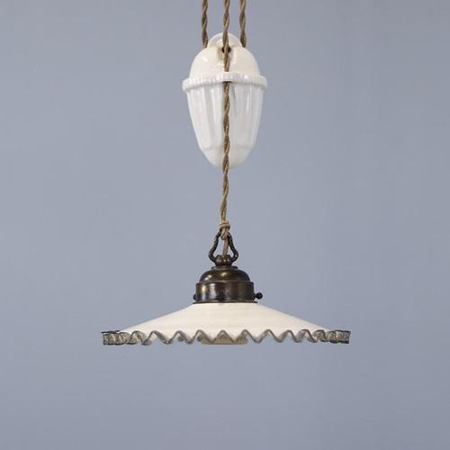 Antique Pendant Lamp, 1920s For Sale - Image 4 of 7