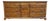 Bassett Furniture Solid Walnut Early American 72" Triple Door Dresser 260-2060-247 For Sale