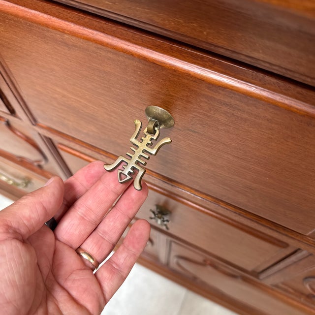 Rosewood Mid 20th Century Dresser, Vintage For Sale - Image 11 of 12