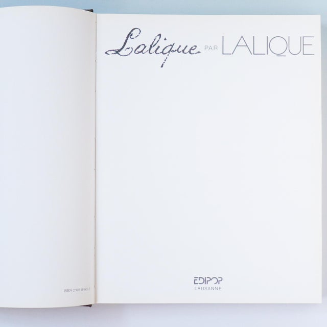 1977 “Lalique Par Lalique” Hand-Signed Marc & Marie-Claude Lalique Book For Sale In Las Vegas - Image 6 of 18