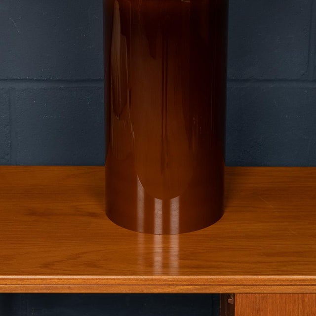 Vintage Italian Hand-Blown Glass Lamp, 2000 For Sale - Image 3 of 10