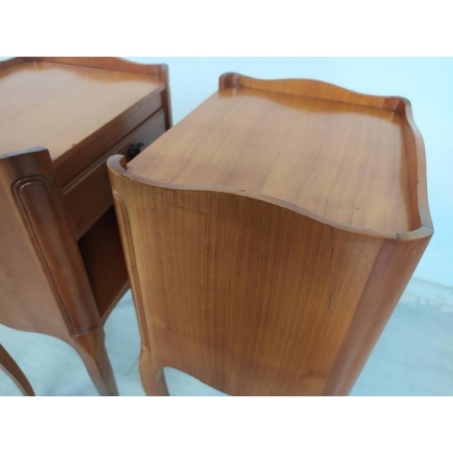 Louis XV Nightstands, 1970s, Set of 2 For Sale - Image 16 of 18