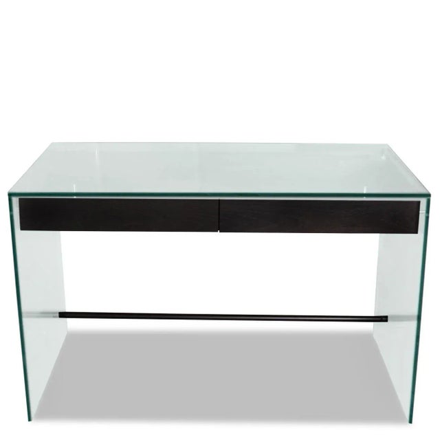 Roche Bobois Attributed Indo Desk Designed René Bouchara For Sale - Image 12 of 12