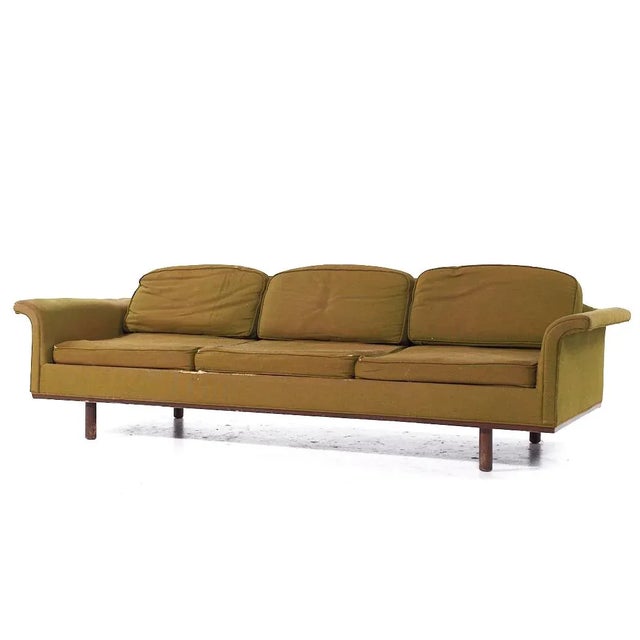 Mid-Century Modern Milo Baughman Style Selig Imperial Mid Century Sofa For Sale - Image 3 of 8