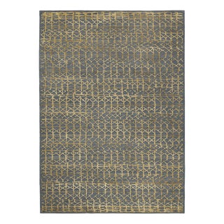 Naaba DG Handknotted Rug in Wool and Silk by Kristiina Lassus For Sale