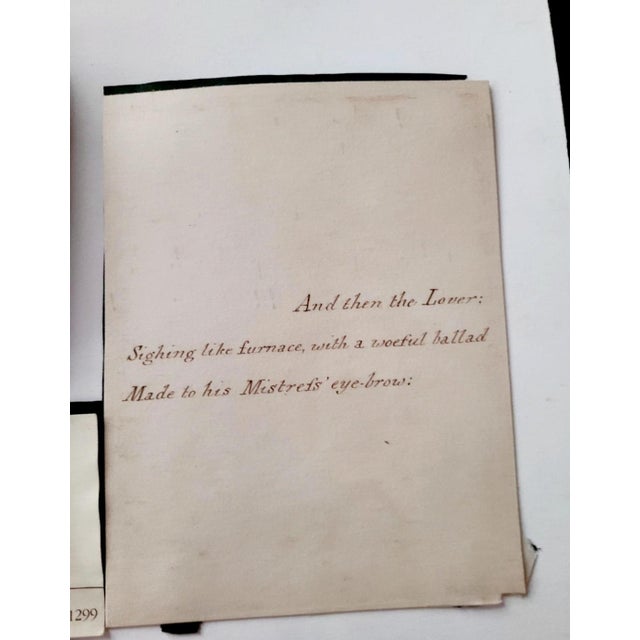 English Beatifully Framed Watercolor “The Lover” English School 1820 For Sale - Image 3 of 9