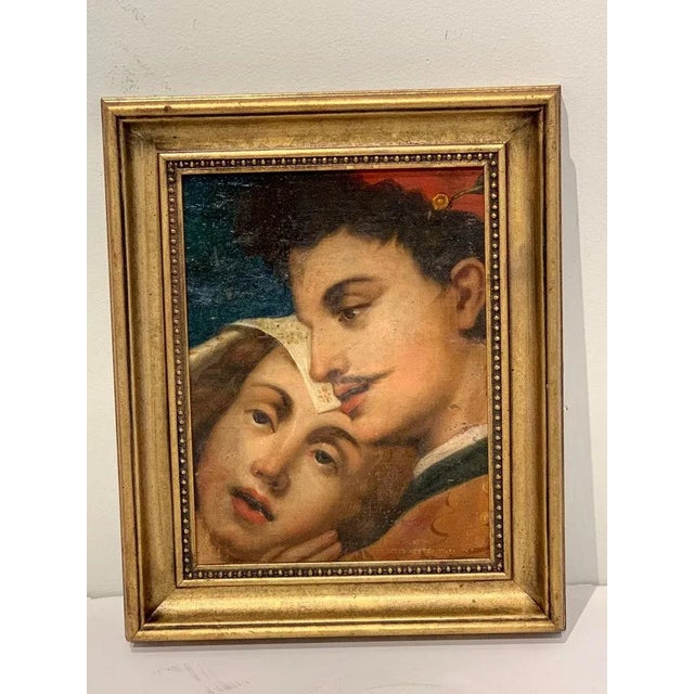 19th Century Near Old Master Romantic Portraits - a Pair For Sale In West Palm - Image 6 of 10