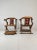 Wood Set of Asian Throne Chairs, 1960s For Sale - Image 7 of 11