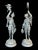 Silver Silver Spelter Statues For Sale - Image 8 of 9