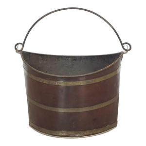Tole Peat Bucket, England, 19th Century