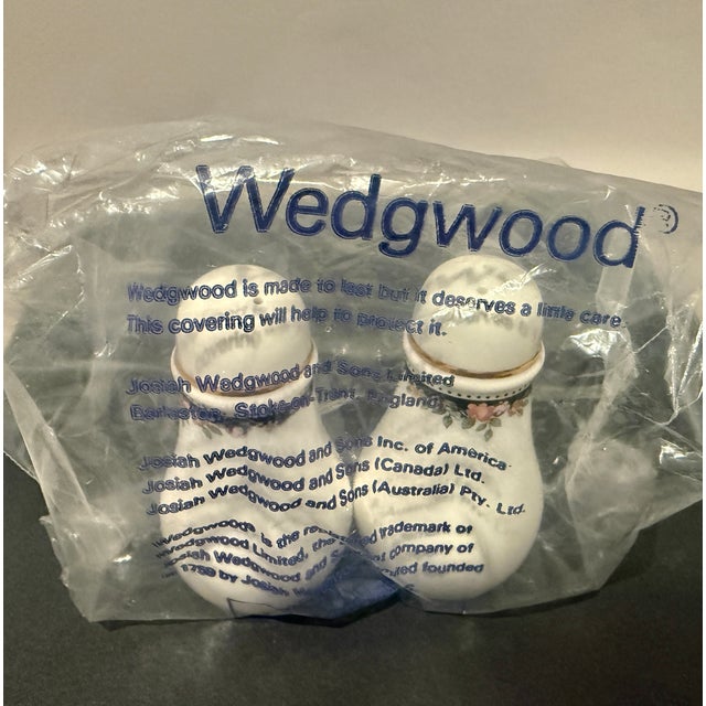 Wedgwood 1950s Wedgwood Osborne Salt & Pepper Shakers Mint - a Pair For Sale - Image 4 of 6