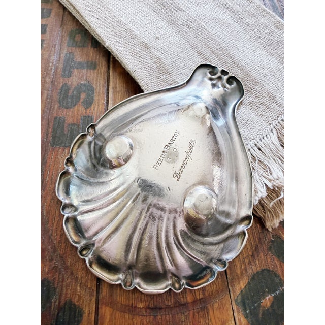 1920s Antique Silver Plated Davenport Hotel Nut Dish For Sale - Image 5 of 5