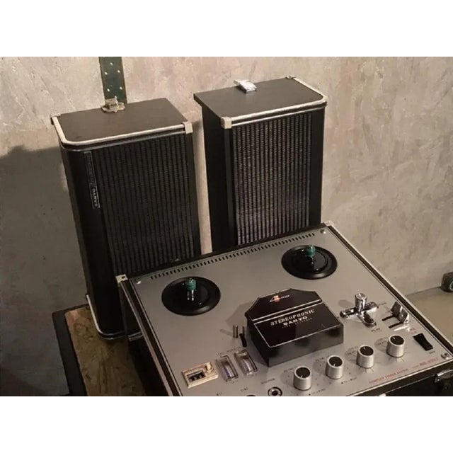 1960s Japanese Model MR-929E Portable Stereophonic Tape Recorder from Sanyo, 1960s For Sale - Image 5 of 18