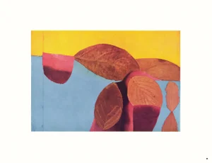 Josef Albers 1963 "Interaction of Color" Folder Xxv-2 Right Side "Autumn Leaves" Print