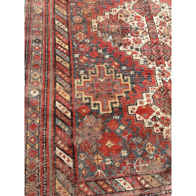 Shiraz Rug from Bobyrugs, 1890s For Sale - Image 5 of 18