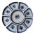 Mid 20th Century Royal Copenhagen Tranquebar Blue Faience Cabaret Set - 9 PCS For Sale