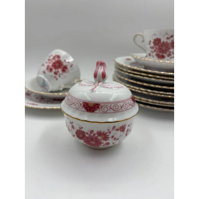 Red Coffee Service for Ten People from Kaiser Porcelain, 1960s, Set of 15 For Sale - Image 8 of 18