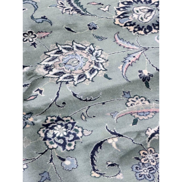 Olive Pasargad DC Fine Hand Knotted All Over Design Rug For Sale - Image 8 of 16