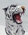 Ceramic White Tiger Figurine in Ceramic by Ceramiche Boxer For Sale - Image 7 of 9