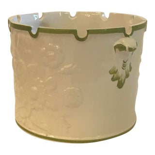 Vintage Italian Hand Painted Planter For Sale