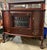English 1960s Vintage Buffet With Beveled Lead Glass For Sale - Image 3 of 7