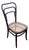 1920 Art Deco Bent Oak & Cane Chair No. 144 Attributed to Thonet For Sale