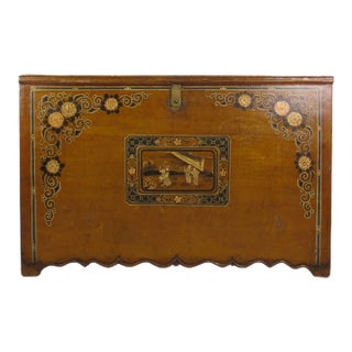 Mongolia Antique Trunk Cabinet For Sale