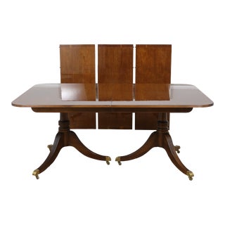 Baker Duncan Phyfe Mahogany Dining Room Table For Sale