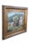 An American country landscape painting by Brent Jensen. The oil painting is on masonite and features a rural setting with...