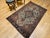 19th Century Persian Farahan Sarouk Area Rug, Hand-Knotted Wool, Floral Medallion Pattern, Ivory & Blue, 4x7 For Sale In Chicago - Image 6 of 14