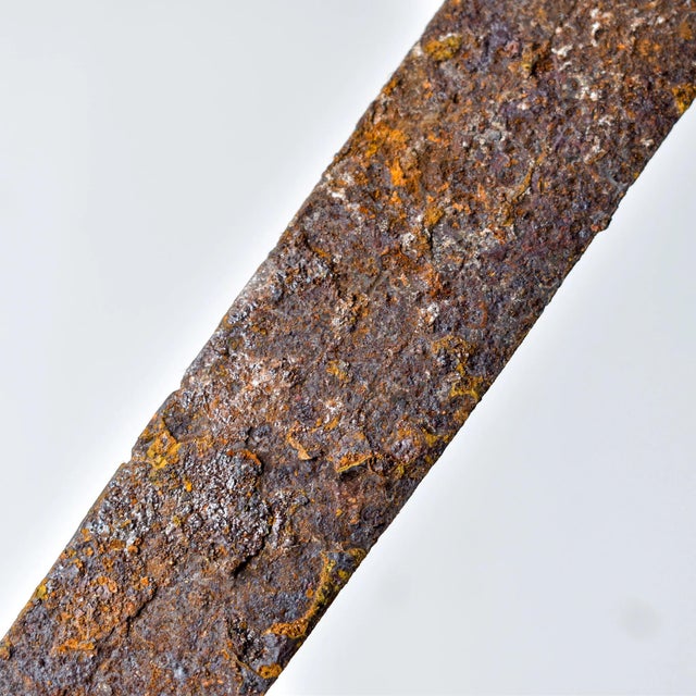 Early 20th Century Asante Iron Sword with Wood Handle Ghana For Sale - Image 11 of 11