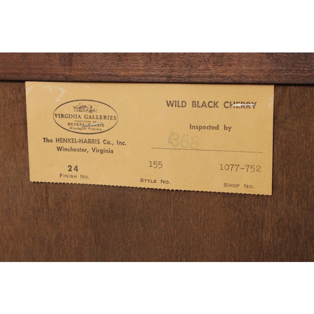 Henkel Harris Cherry 7 Drawer Lingerie Chest For Sale - Image 16 of 16