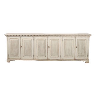 Large Swedish Style Sideboard For Sale