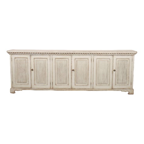 Large Swedish Style Sideboard For Sale