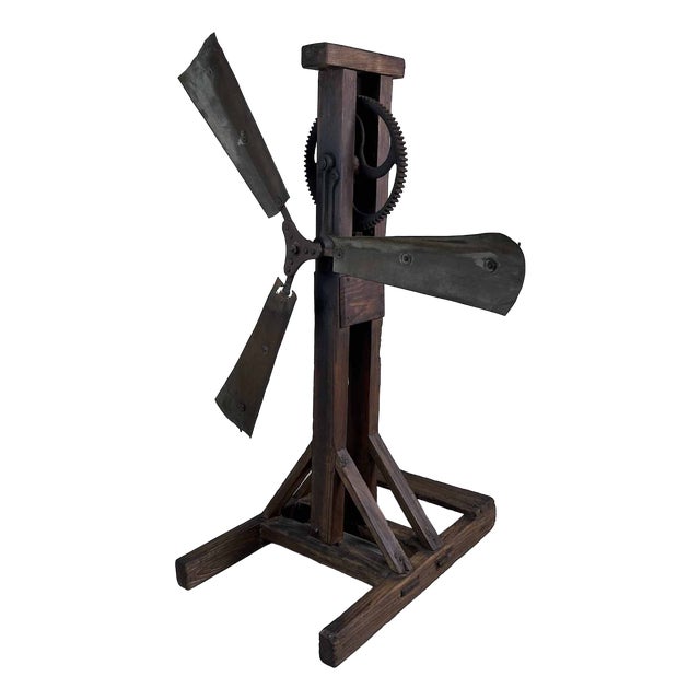 Antique Japanese Rice Windmill, 1890s For Sale