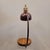 Maroon Vintage Maroon Bury Table Lamp in Iron and Wood, France, 1990s For Sale - Image 8 of 14