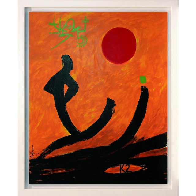 “K2” by Antonio Minopoli is an abstract figurative painting that condenses the artist’s visual language into a powerful...