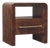 Tiger Oak and Mango Wood 1-Drawer Open-Shelf Nightstand For Sale