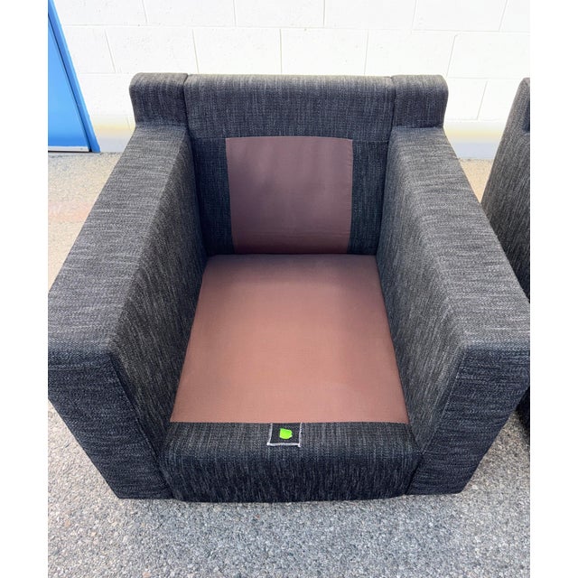 Black Restoration Hardware Black Maxwell Chairs For Sale - Image 8 of 10
