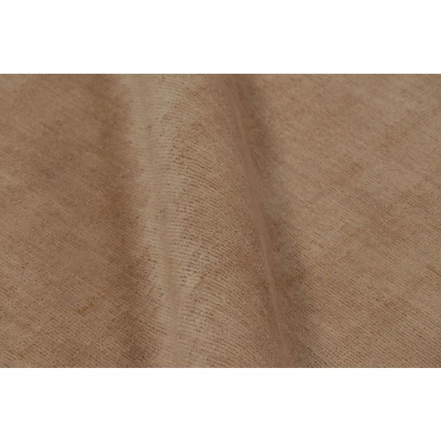 Textile Rug & Kilim’s Oversized Contemporary Textural Rug in Beige-Brown Tones - 10x24 For Sale - Image 7 of 8