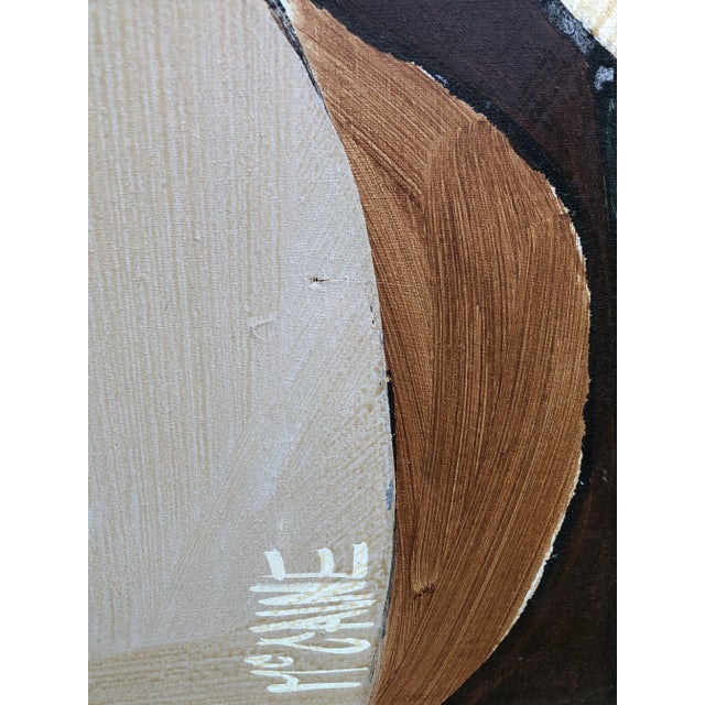 Gray Vintage McClaine Oil Canvas Painting For Sale - Image 8 of 10