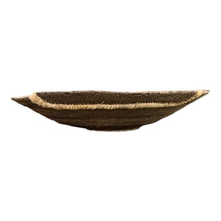 Set of 4 Large Vintage Zambian Makenge Tree Root Baskets - 23" to 24" For Sale