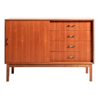 Vintage Scandinavian Teak Sideboard, 1950s For Sale