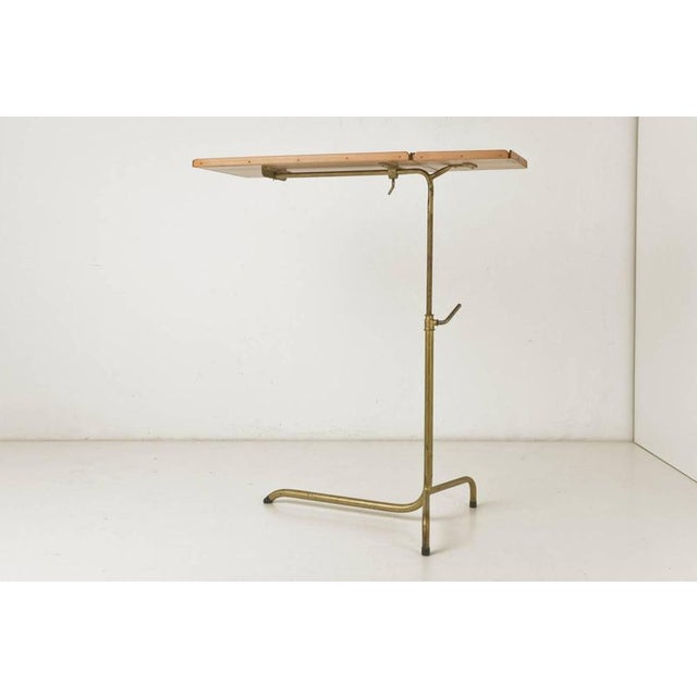Height-Adjustable Side Table from Hausmann A.G., Switzerland, 1920s For Sale - Image 4 of 18