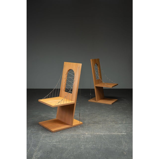 Postmodern Postmodern Accent Chairs, 1990s, Set of 2 For Sale - Image 3 of 18
