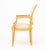 Tan Hollywood Regency Style Rope Twist Motif Arm Chair For Sale - Image 8 of 9