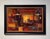 The painting depicts a vibrant gelateria scene, illuminated by warm, inviting light that emanates from the back of the...