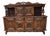 Antique French Brittany Hand-Carved Oak Sideboard, C. 1920s For Sale