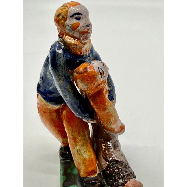 Early 20th Century Gudrun Baudisch for Wiener Werkstatte Figural Group For Sale - Image 9 of 12