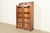 Victorian Antique Victorian Two-Door Carved Oak Bookcase Cabinet, Circa 1900 For Sale - Image 3 of 13